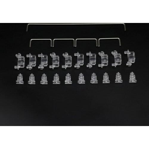 LX9B 60% 87 Mechanical keyboard Pcb Mounted Stabilizer Case 6.25u Modifier Key Plate