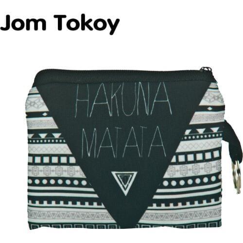 MAKUNAMATATA Mini Wallet Fashion Prints Women Purse Holder Small Zipper Coin Purse Female Money Bags