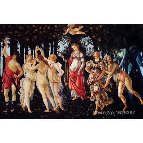 Oil Painting modern Primavera Sandro Botticelli Hand painted High quality