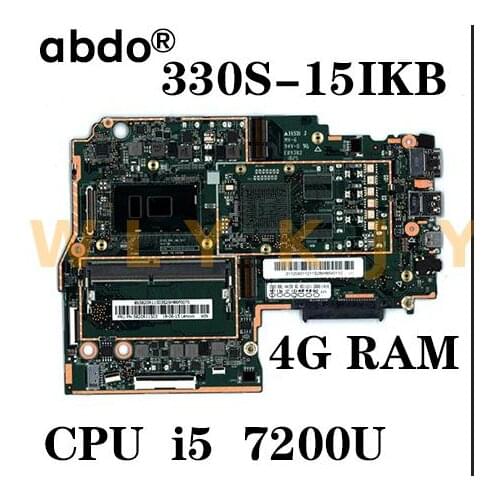 For Lenovo 330S-15IKB notebook motherboard CPU i5 7200U RAM 4GB DDR4 tested 100% working New product