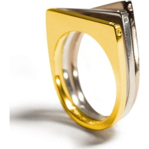 Minimalist Finger Ring Men Fashion Gold Silver Rose Gold Rings For Women Simple Wedding Band Geometric Ring Party Jewelry bague