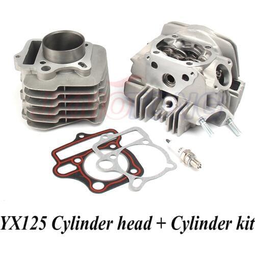 Complete Engine Cylinder Barrel Head Cylinder Piston Kit for YX125 125CC