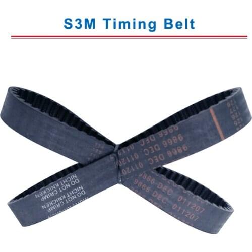 S3M Timing Belt with circular teeth model S3M-564/570/573/579/582/585/591/594/597/600 teeth pitch 3mm belt thickness 2.2mm