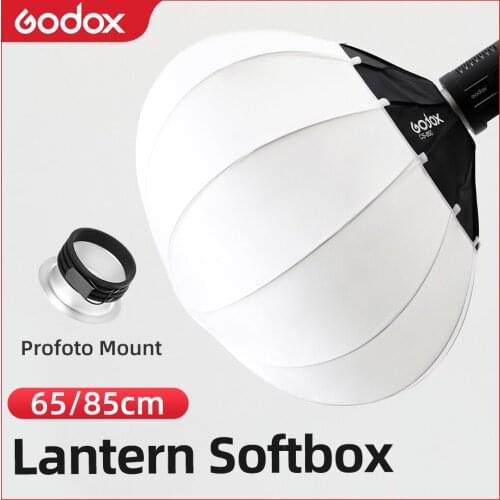 Godox CS-65D 65cm CS-85D 85cm Lantern Foldable Quick-install Portable Round Shape Softbox Light for Profoto Mount Studio Flash
