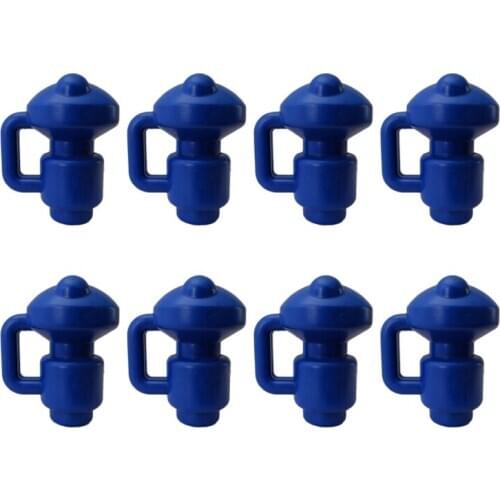 2.8cm Diameter Trampoline Enclosure Pole Cap for Net Hook, 8 Pieces