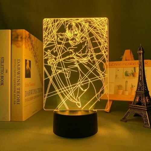 3d Lamp Slime Isekai Souei Figure for Kids Bedroom Decor That Time I Got Reincarnated As A Slime Anime Led Light TenSura