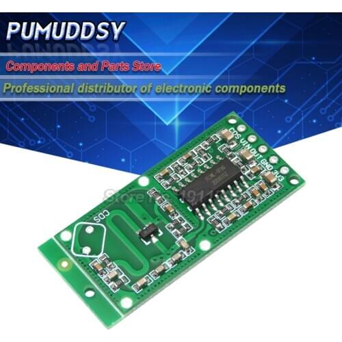 5PCS RCWL-0516 RCWL 0516 Microwave Radar Sensor Human Sensor Body Sensor Module Induction Switch Module Output 3.3V