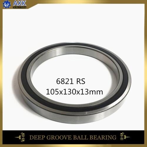 6821 2RS ABEC-1 105x130x13MM Metric Thin Section Bearings 61821 RS 6821RS