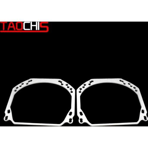 TAOCHIS Car-Styling frame adapter Head light Bracket Holder for Skoda Fabia Hella 3R G5 5 spot Bi xenon Projector lens