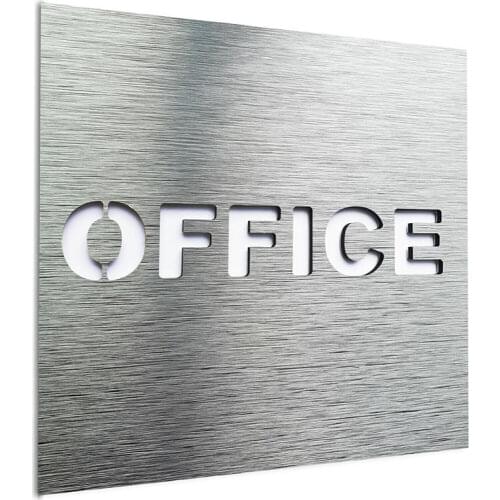 Customized Composite Aluminum Board Office Door sign - Private Wall Plaque - Employees Staff Only signage