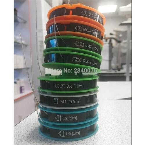 8 different sizes lens insertion eyeglasses interline eyewear Nylon Wire total 85 meters