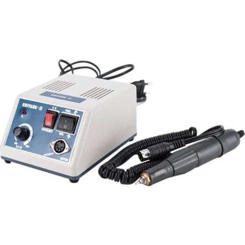 Dental Lab Micromotor Machine 35000 RPM Polishing Handpiece 110/220V for Jewelry Jade Denture Polish Grinding
