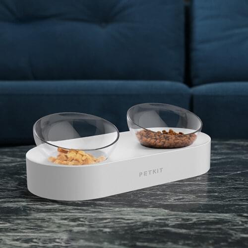 Xiaomi PETKIT Pet Bowl Feeding Dishes Adjustable Double Feeder Bowls Water Cup Cat Bowls Drinking Bowl Plastic / Stainless Steel