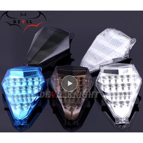 Motorcycle light for Yamaha YZF R6 YZF-R6 06 07 Modified LED tail light motorcycle brake light with led turn signal Accessories