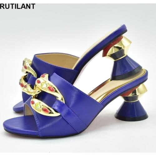 New Arrival Italian Women Shoes 2021 Wedding Shoes for Women Bride Open Toe Pumps Ladies Dress Shoes Nigerian Party Pumps