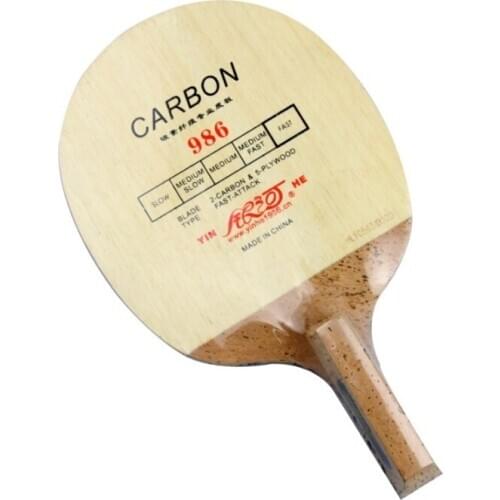 Yinhe 986 Carbon Fast-Attack Table Tennis Blade (Japanese penhold) for PingPong Racket Galaxy / Milky Way