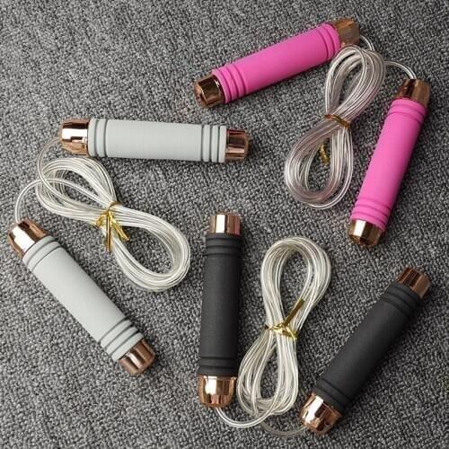 Professional 3m Jump Rope Adjustable Bearing Skipping Rope Sponge Handle Skips Jump Rope for Boxing Gym Fitness Training 350g