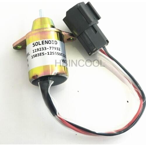 FOR Yanmar engine 4TNV94/98 flameout solenoid valve Doosan 60 modern 60 excavator parts flameout switch high quality accessories