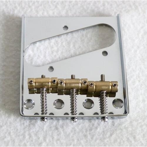 Friend Shipping guitar parts left handed guitar bridge 3 brass saddles ash tray tl guitar bridge chrome /nickel color