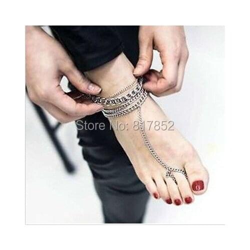 FREE SHIPPING L66 Fashion Women Foot Chain Silver Or Foot Chain Jewelry
