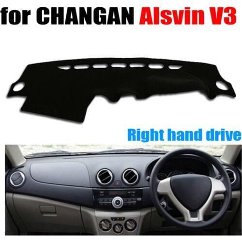 Car dashboard covers mat for CHANGAN Alsvin V3 all the years Right hand drive dashmat pad dash cover auto dashboard accessories