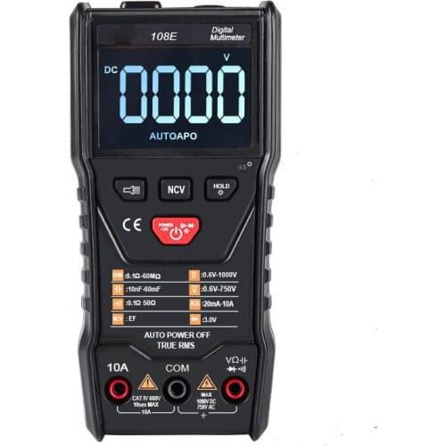 Digital Multimeter Average Value True Effective Value Pocket Multi Tester for Measuring Voltage Resistance Current