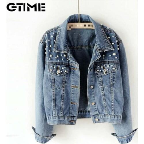 GTIME Womens Denim Jackets