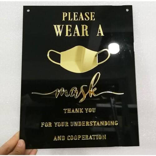 Personalized Welcome Sign Black Background Mirror Gold Name Sign Custom Party Room Decor Shop Store Logo