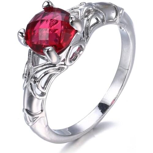 Bettyue Classical Four Claws Elegant Cubic Zircon Ring WIth Charming Decorative Pattern Jewelry For Female Anniversary Gift