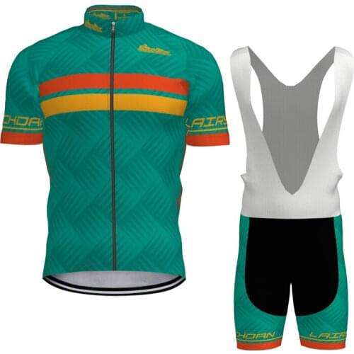 LairschDan Mens Cycling Jersey Set Pro Team Bike Sports Clothing Summer MTB Breathable Riding Wear Kit Maillot Ciclismo Hombre
