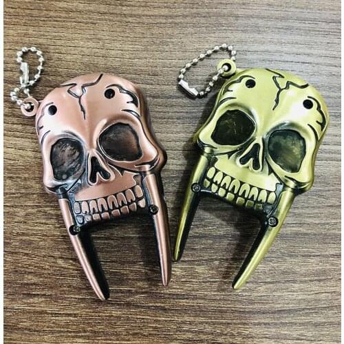 Creative ghost lighter cool fashion metal butane gas inflate strong fire windproof Halloween gift cigarettes accessory