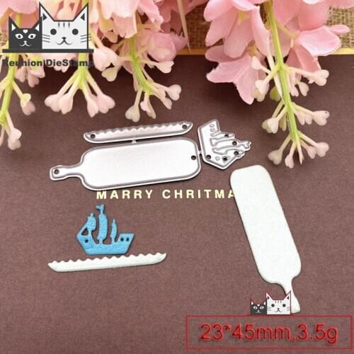 Reunion boat Metal Cutting Dies Scrapbooking Photo Album Embossing Paper Card Making Decor Die Nouveau Arrivage 2020 New