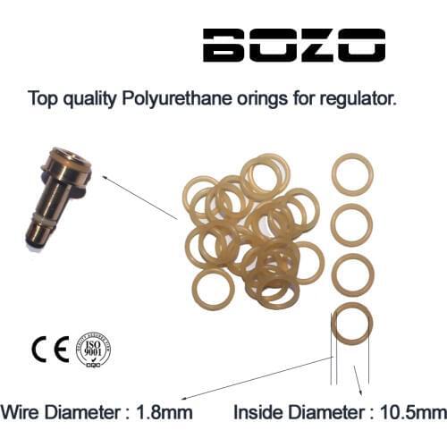 Paintball PCP Airsoft HPA Tank Regulator Piston bigger Seal Polyurethane Oring 20/50pcs free shipping