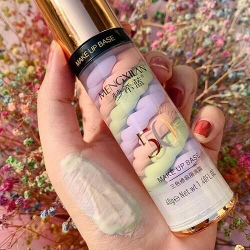 Makeup Primer Moisturizing Oil-control Cover Blemishes Cream Color Isolation Skin Even N9J4