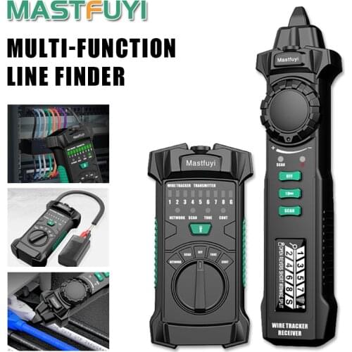 2021 NEW Generation Wire Tracker With Digital LCD Screen Professional No Noise 300m Network Cable Tracker RJ45 RJ11 PoE Checker