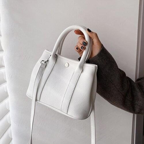 Luxury Handbag Women Bags Design Leather Top Handle Totes Bag Brand Women Bag Solid Color Crossbody Shoulder Purse Female Bolso