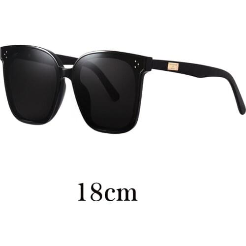 Evove 18cm Oversized Sunglasses Male Unisex Black Sun Glasses for Men Women Female Big Large Frame Steampunk Vintage 2018