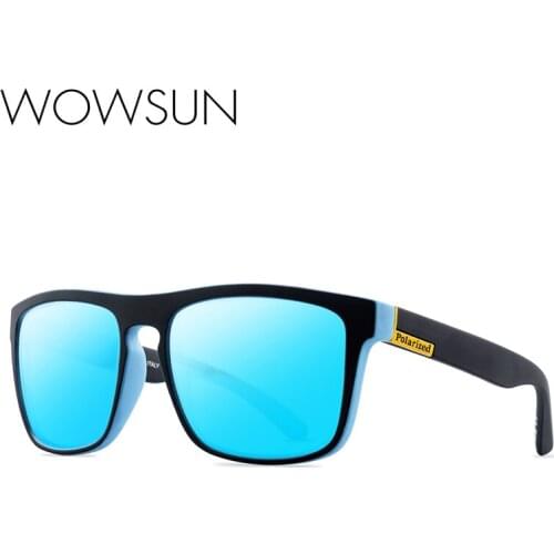 WOWSUN Fashion Polarized Sunglasses Men Luxury Brand Designer Vintage Outdoor Driving Sun Glasses Male Goggles Shadow Oculos