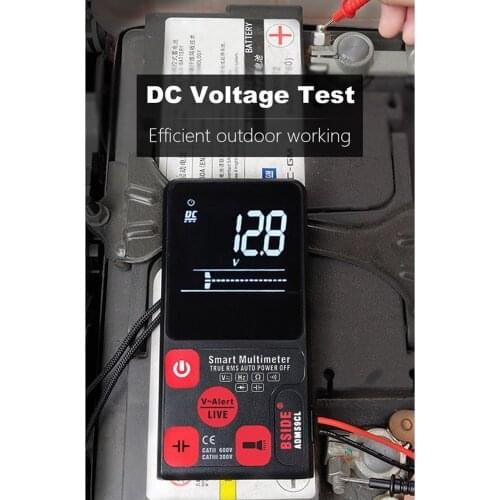 Smart Auto Digital Multimeter Large Screen Display Voltage Resistance Tool ADMS9CL AUG889