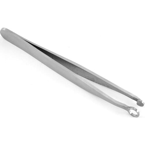 Universal Nose Hair Trimming Tweezers Steel Eyebrow Nose Hair Cut Trimming Makeup Nose Hair Removal Scissors