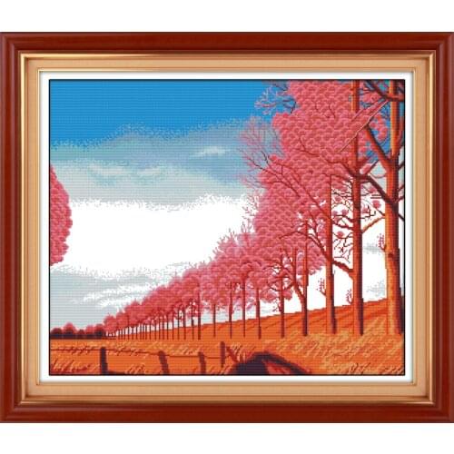 Everlasting Love Rising Higher Step By Step Chinese Cross Stitch Kits Ecological Cotton Stamped 11 DIY Gift New Year Decorations