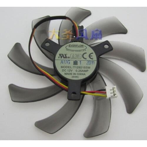 Gigabyte t129215sm graphics card fan 12V 0.25A Xinhe production