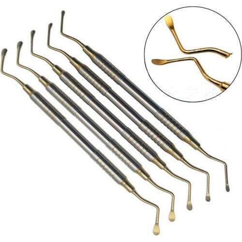 High quality Long tip Dental Scaler Spoon Tooth Cleaning Excavator Restorative Instruments Spoon Tool