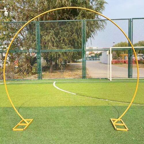 Iron Circle Wedding Arch Props Background Single Arch Flower Outdoor Lawn Wedding Flower Door Rack Party Birthday Decoration