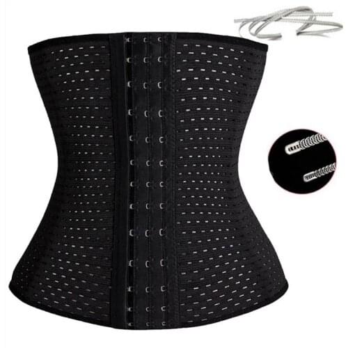 Women Fashion Waist Cinchers Ladies Corset Shaper Band Body Building Front Buckle Three Breasted Dropship Support
