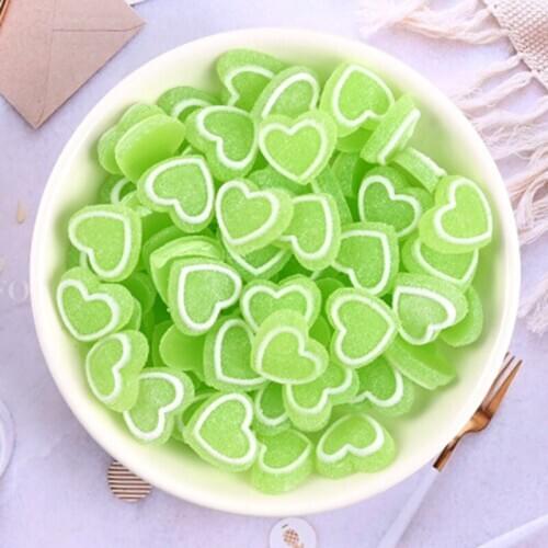 ZOCDOU 10 Pieces Cartoon Simulation Frosted Love Candy Small Statue Little Figurine Crafts Figure Ornament Miniatures