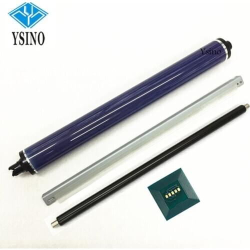 1Set X Color 550 PCR Charge Roller+013R00664 Drum Chip+Color Cleaning Blade+OPC Drum for Xerox 550 560 570 C60 C70