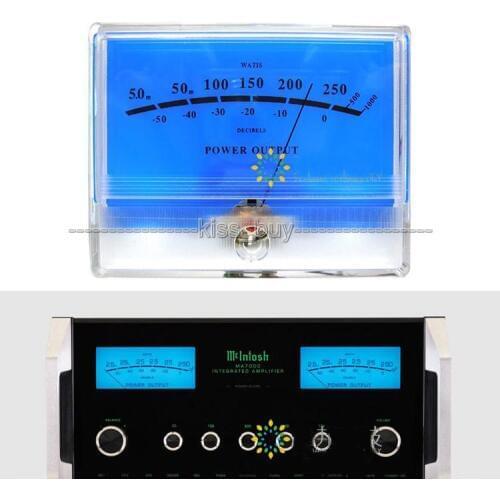 1PCS x VU Meter DB Level Header Audio Power Amplifier Indicator Meter DB Table Blue