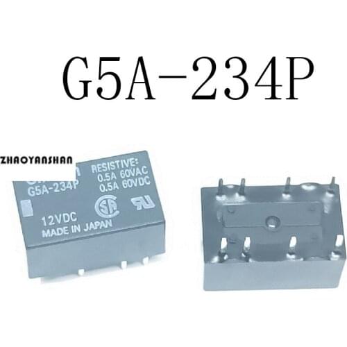 10pcs X G5A-234P G5A-234P-12VDC