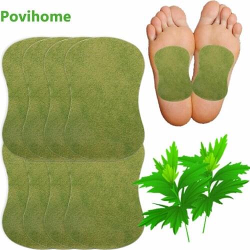 20pcs Detox Foot Patches Wormwood Charcoal Pads Foot Care Tool Detoxify Toxins Weight Loss Slimming Improve Sleep Foot Sticker